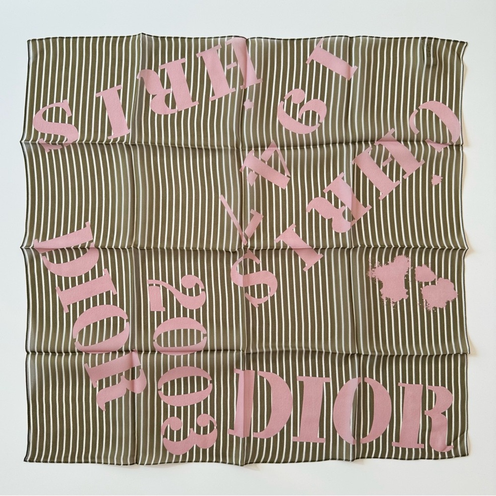 Vintage Dior Silk Scarf